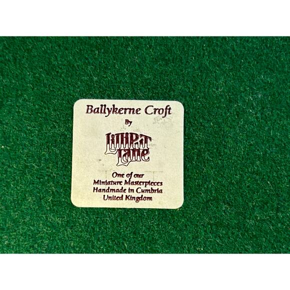 Lilliput Lane Ballykerne Croft Cottage 1989 Irish Collection Boxed with Deed - Picture 9 of 12